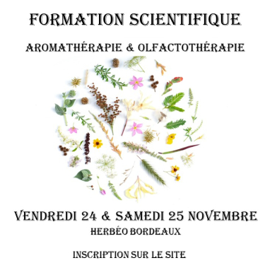 Formation Aromathérapie 24&25 Novembre